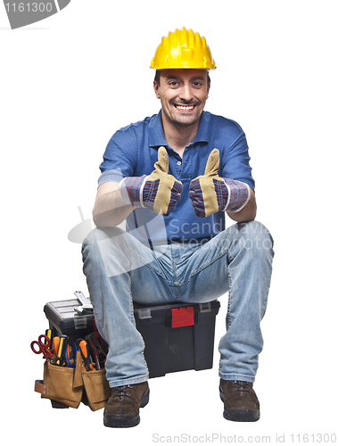 Image of confident manual worker