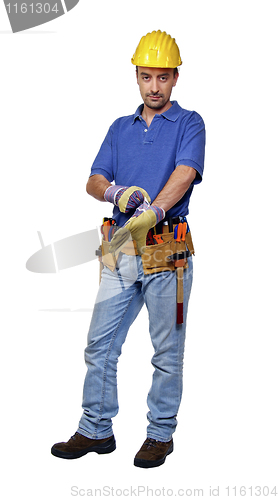 Image of handyman portrait