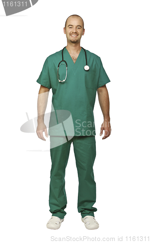 Image of isolated doctor