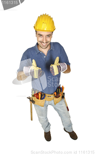 Image of confident handyman