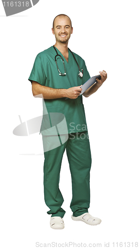 Image of doctor on duty