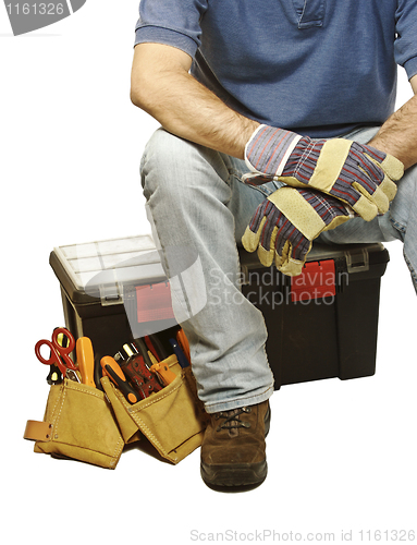 Image of manual worker tools
