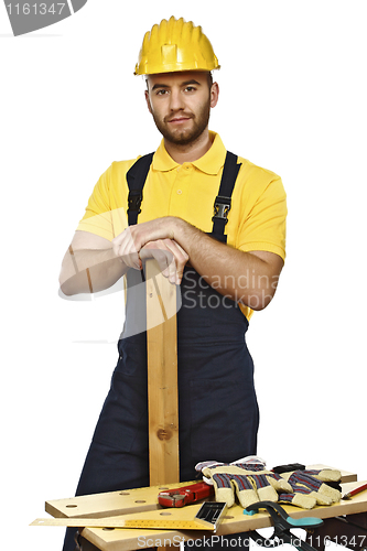 Image of confident manual worker