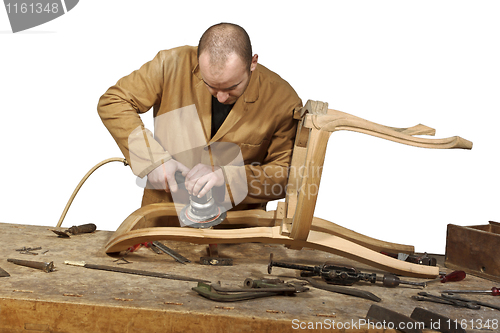 Image of carpenter at work