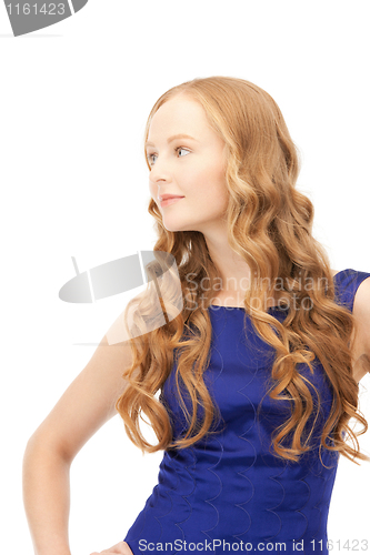 Image of lovely woman in elegant dress