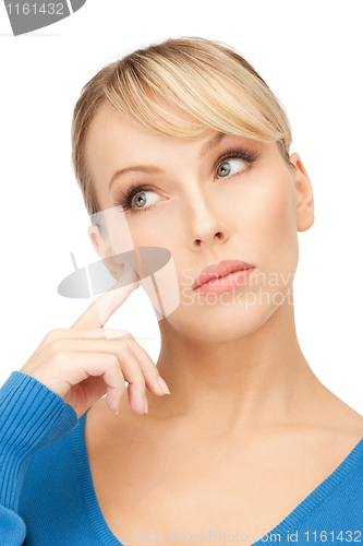 Image of calm and friendly woman