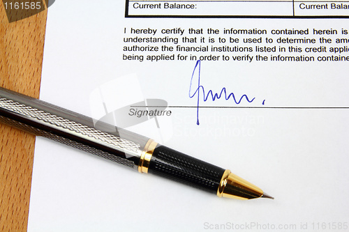 Image of Contract signature