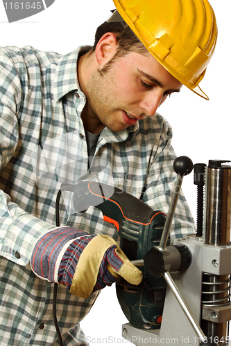 Image of handyman portrait