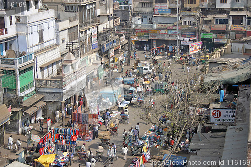 Image of Old Delhi street scene