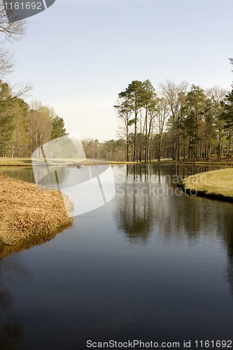 Image of Pond on a Golf Course