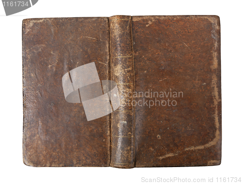 Image of Old book cover isolated