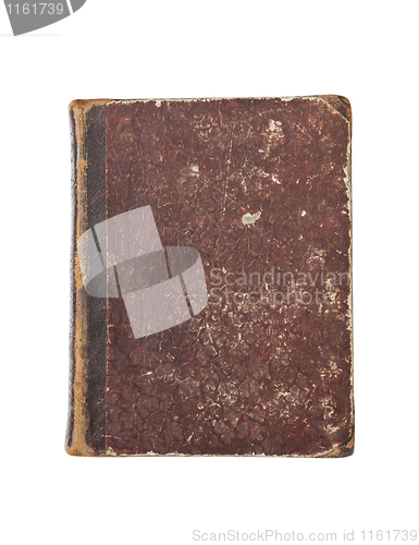 Image of Old book cover isolated
