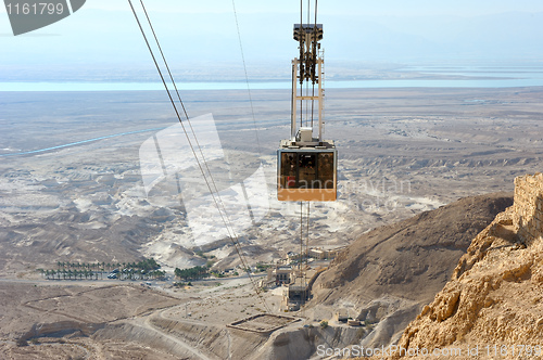 Image of Cableway at Masada.