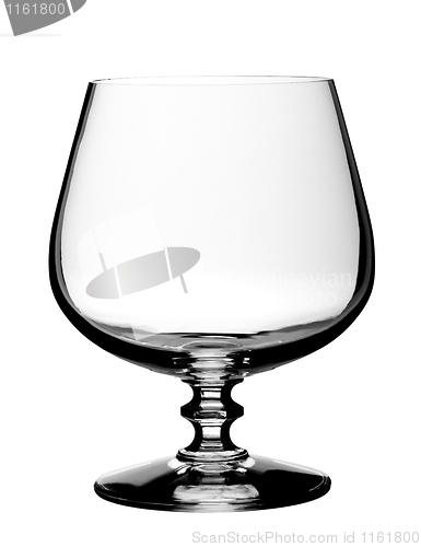 Image of glass goblet, isolated.