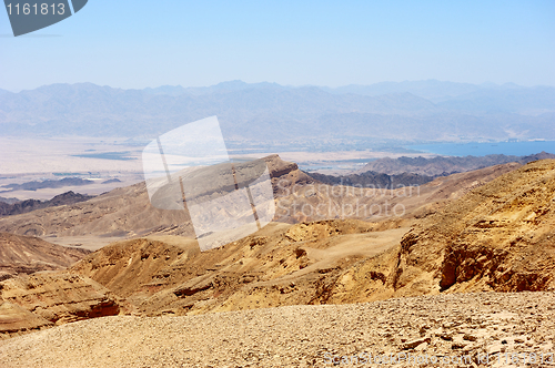 Image of Mountains in the south of Israel, down to the Red Sea 