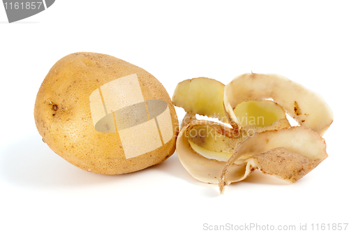 Image of Potato and some peel