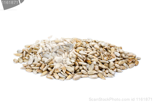 Image of Some shelled roasted sunflower seeds