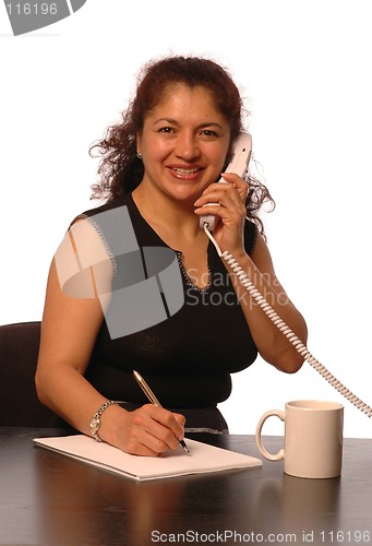 Image of woman in office