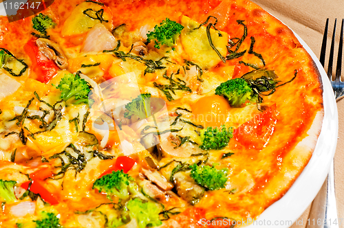 Image of vegetarian pizza