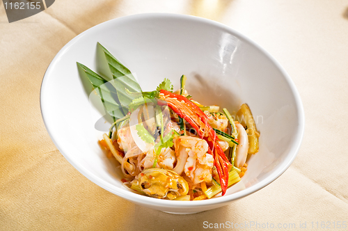 Image of fresh seafood thai salad