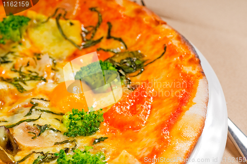 Image of vegetarian pizza