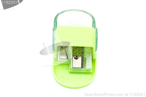 Image of Green pencil sharpener