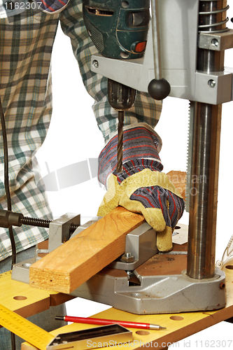 Image of carpenter at work