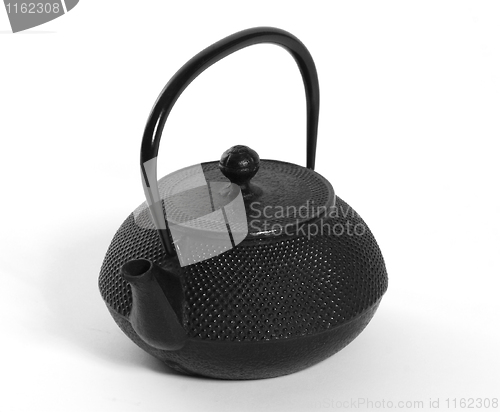 Image of iron japanese teapot