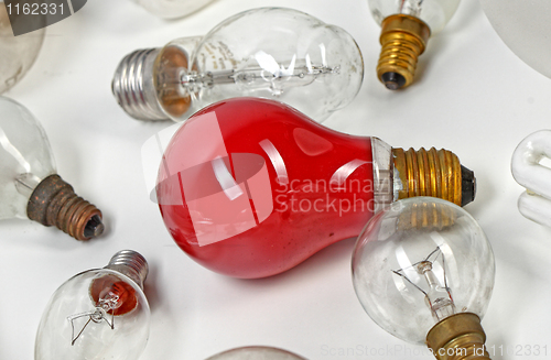 Image of collection light bulbs