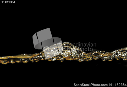 Image of gold bubble closeup