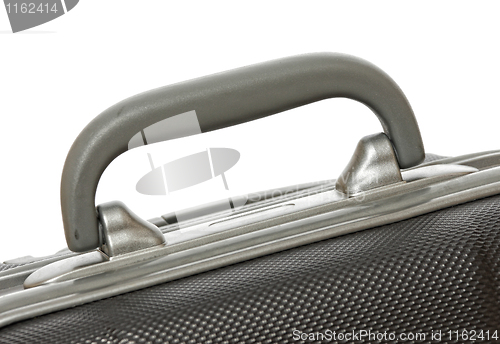 Image of used suitcase detail