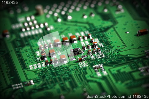 Image of computer circuit