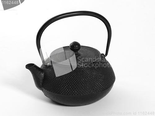 Image of iron japanese teapot