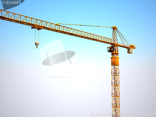 Image of construction metal crane