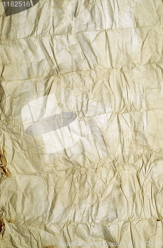 Image of retro wrinkled paper