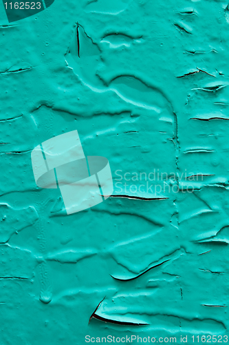 Image of Old wooden surface in turquoise 