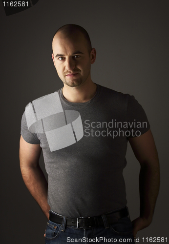 Image of portrait of confident man