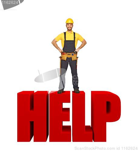 Image of handyman offer his help