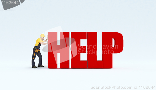 Image of manual worker need help