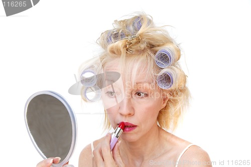 Image of Curler Woman