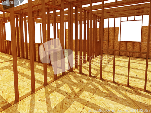 Image of interior od construction site