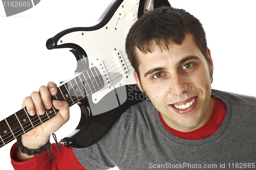 Image of man and guitar