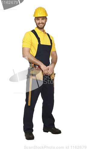 Image of confident young man ready for work