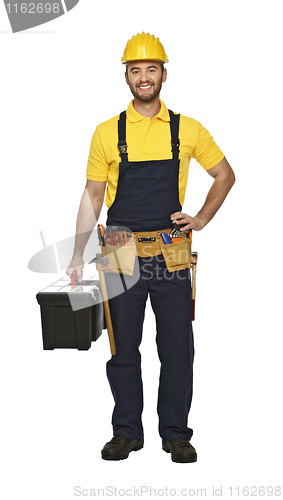 Image of craftsman ready for work