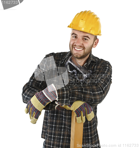 Image of friendly confident handyman