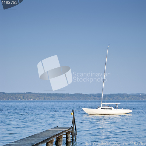 Image of boat and jetty