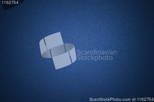 Image of blue leather
