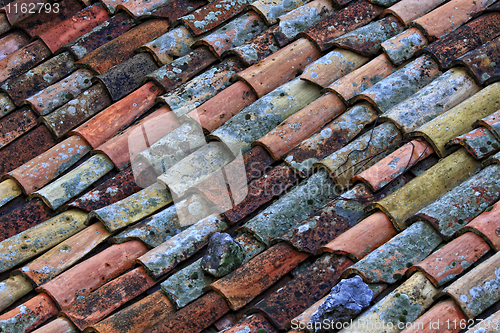 Image of old roof tile