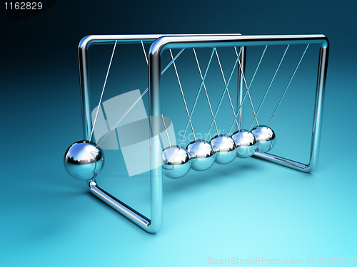 Image of newton cradle