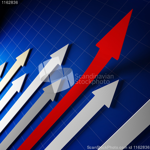 Image of financial stat arrows